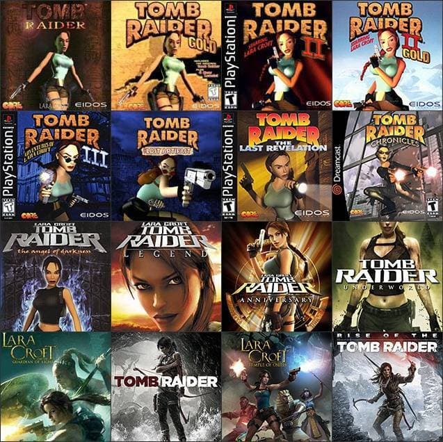 Moda Tomb raider saga