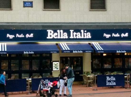 Restaurants Bella Italia - Birmingham