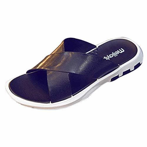 Product Nuevo Verano Cool Water Flip Flops Hombres Zapatillas de Playa de Masaje