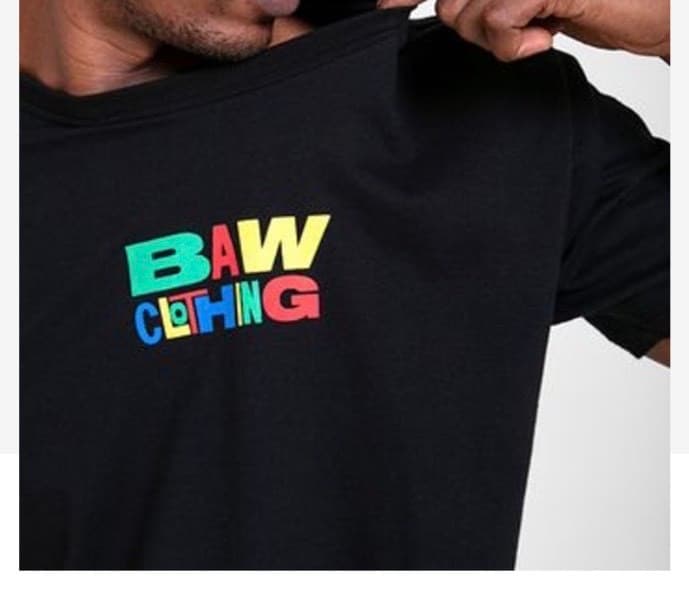 Moda Camiseta Fun Logo Black - bawclothing