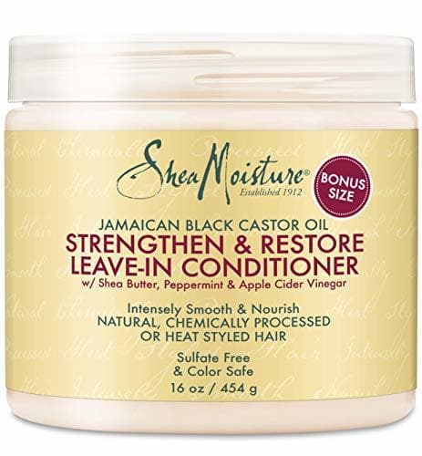 Belleza Shea Moisture Jamaican Black Castor Oil Strengthen/Grow and Restore Leave-In Conditioner