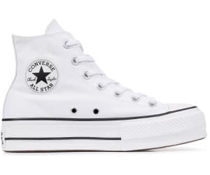 Fashion Converse Chuck Taylor CTAS Lift Clean Hi, Zapatillas Altas para Mujer, Blanco