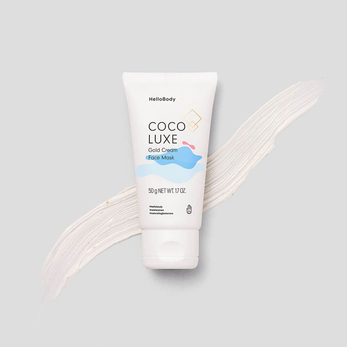 Fashion COCO LUXE Maschera facial hidratante con oro - Hellobody