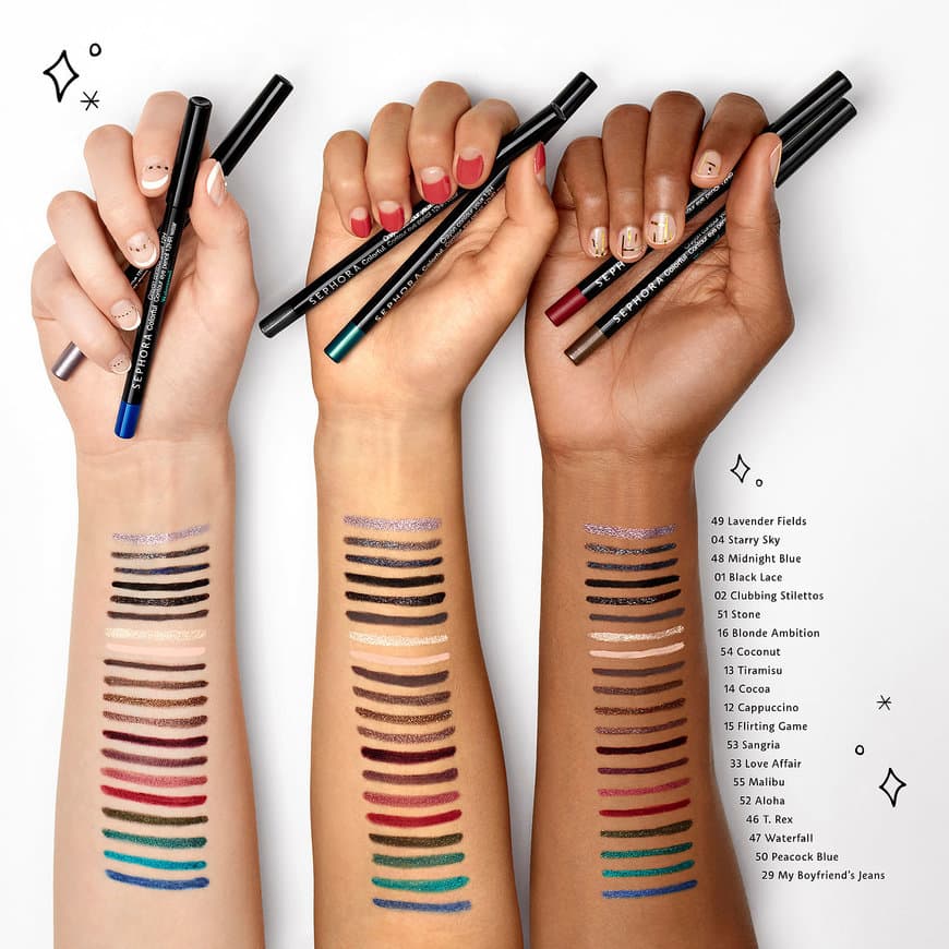 Moda Sephora colorful waterproof