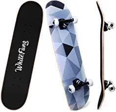 Moda WhiteFang Skateboards for Beginners, Complete Skateboard 31 