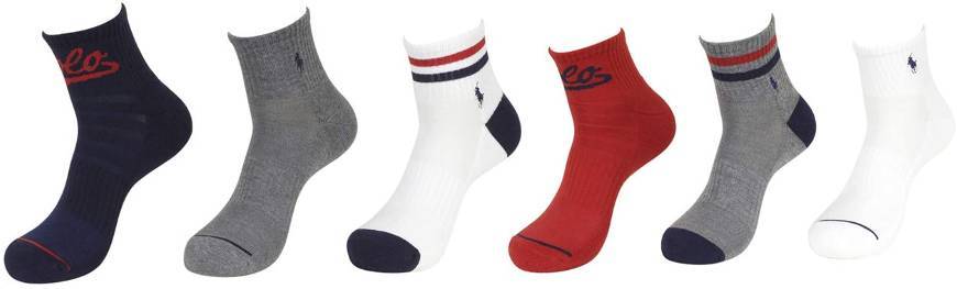 Fashion Polo Ralph Lauren Men's Athletic 6 Pack Quarter Sock
4.7 out