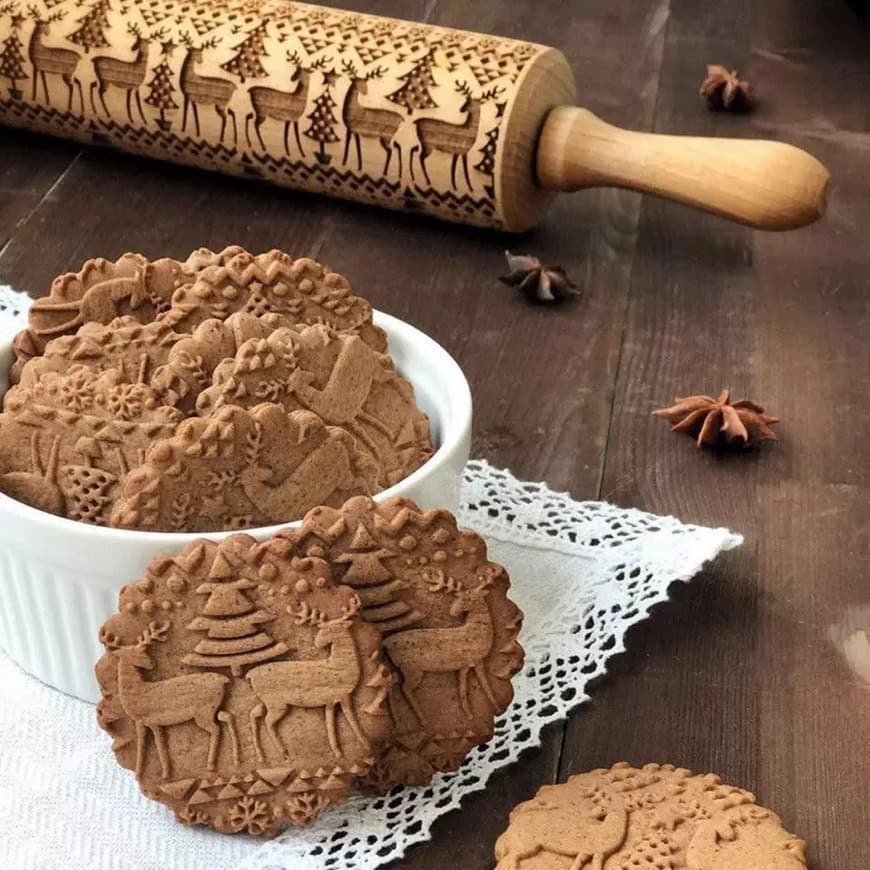 Producto Rodillos para galletas de Navidad