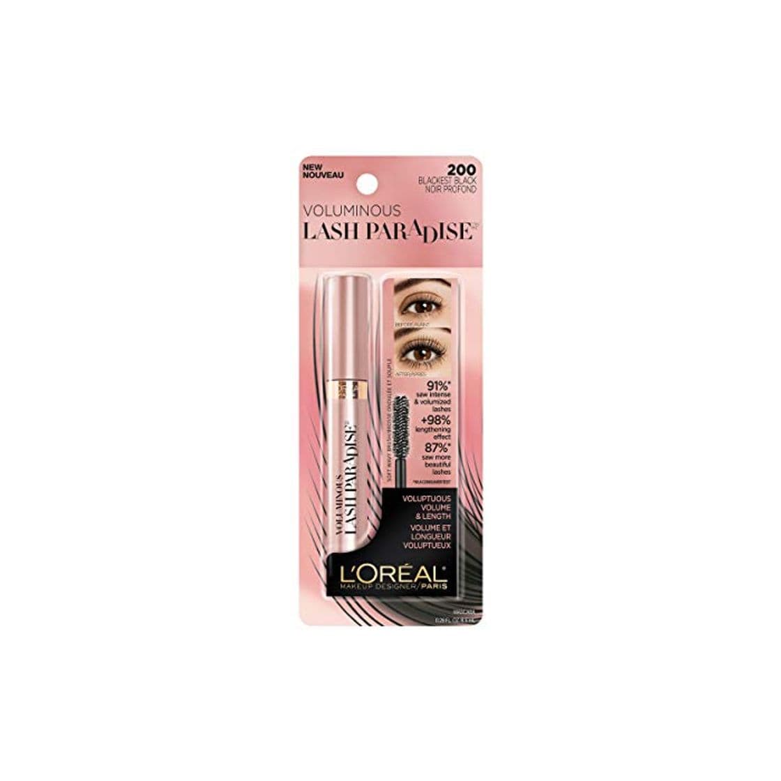 Product L'OREAL Voluminous Lash Paradise Washable Mascara - Blackest Black