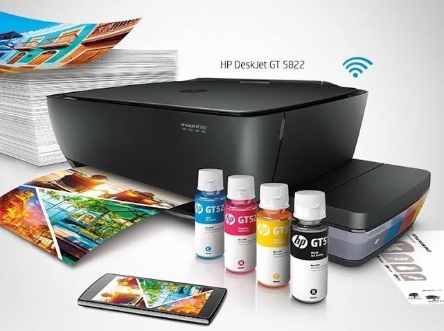 Fashion Impressora Multifuncional HP DeskJet GT 5822 Tanque . 