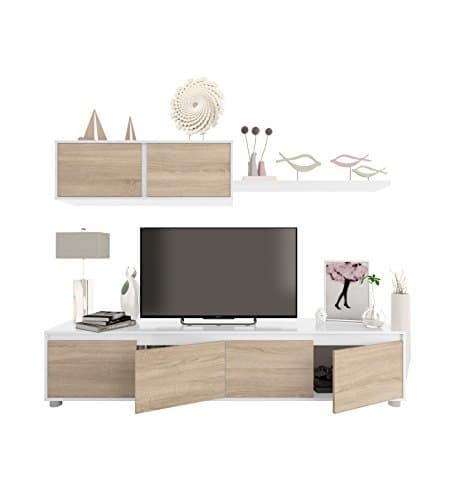 Producto Habitdesign 0F6663A - Mueble de salón Moderno, modulos Comedor Alida, Acabado en