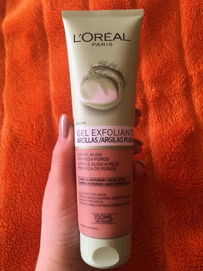 Beauty L'Oréal Paris Dermo Expertise Gel Limpiador Exfoliante Arcillas Puras Roja