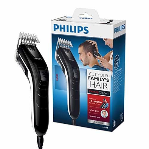 Place Philips QC5115/15 - Cortapelos silencioso con peine de 11 posiciones