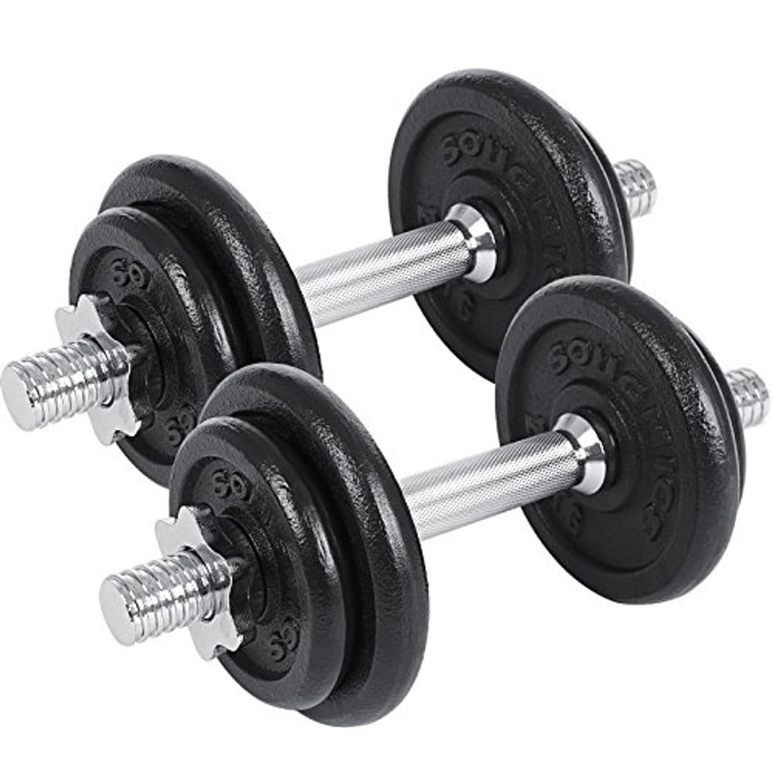 Product Songmics Juego de 2 Mancuernas de Fitness