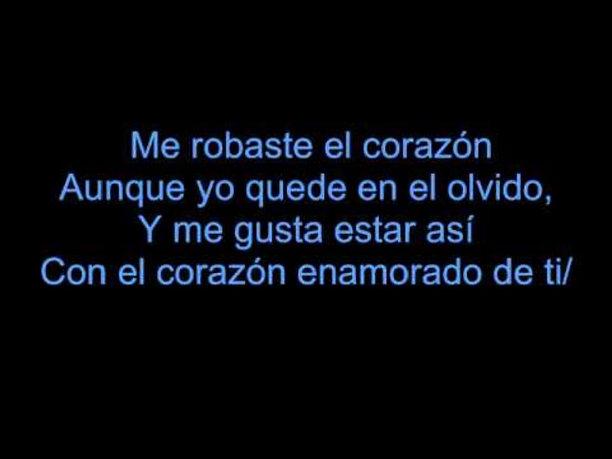 Music Me Robastes El Corazon Con Letra - Alex Campos - YouTube