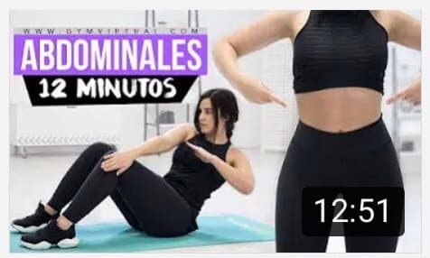 Moda Ejercicios para abdomen | Abdominales 12 minutos