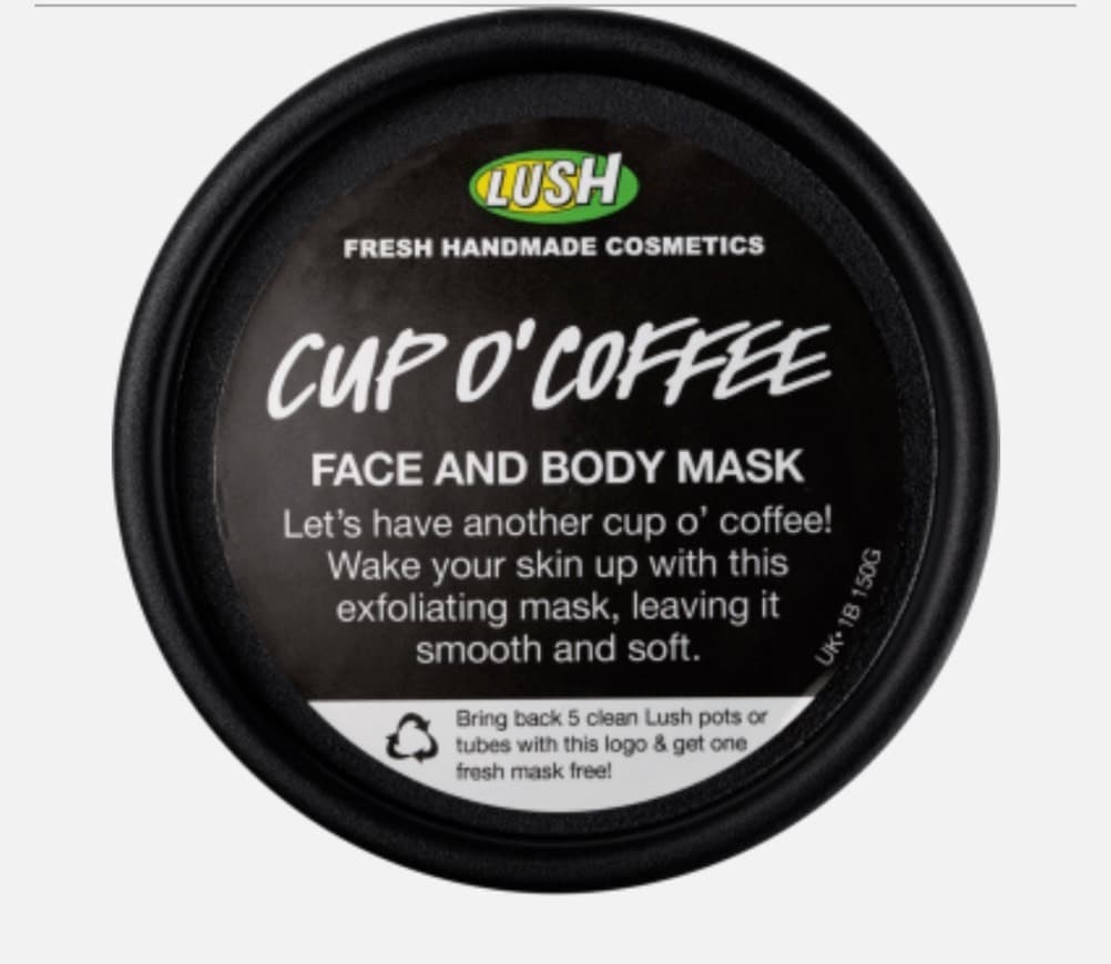 Fashion Cup o' Coffee | Face and body mask | Lush Fresh Handmade ...