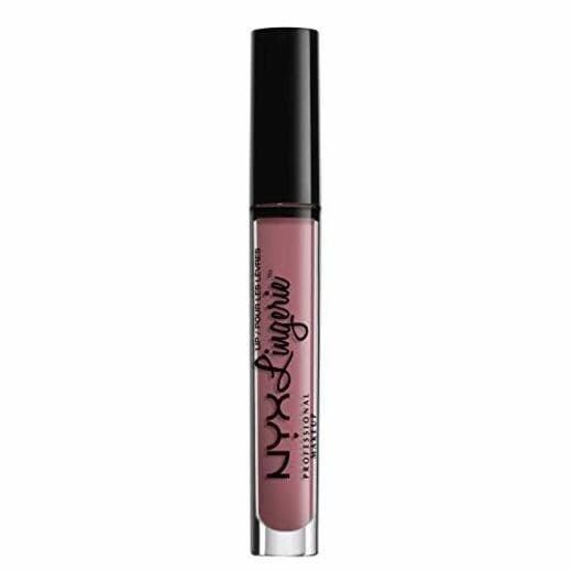 Producto NYX Professional Makeup Pintalabios Lip Lingerie Liquid Lipstick, Acabado cremoso y mate,