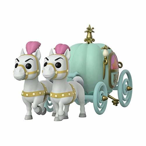 Juego Funko- Pop Town: Cinderella-Carriage w/Fairy Godmother Collectible Toy, Multicolor