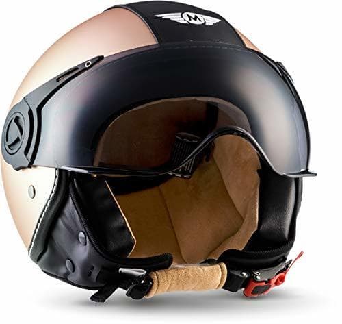 Place MOTO Helmets H44 Biker Jet Casco de Moto Casco de Scooter Casco Chopper