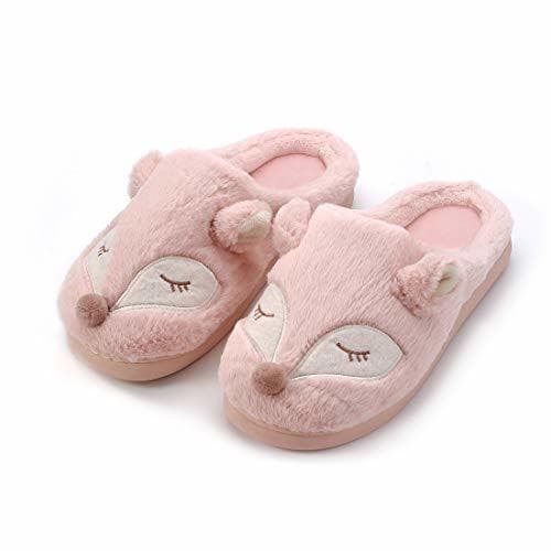 Product Kqpoinw Otoño Invierno Zapatillas Interior Casa Caliente Slippers Suave Algodón Zapatilla Mujer