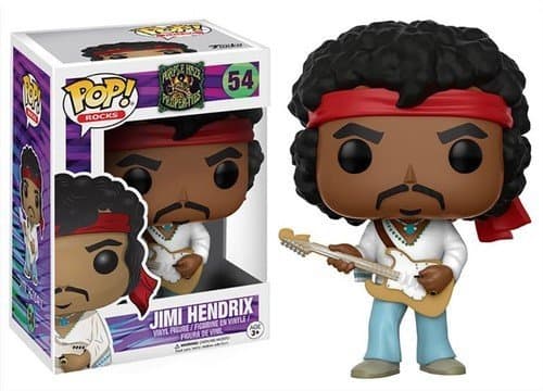 Game Funko- Jimi Hendrix Woodstock Figura de Vinilo, seria Rocks