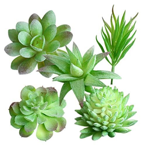 Producto WINOMO Mini Plantas Suculentas Artificiales Decoración para Oficina Jardín Mesa Casa 5