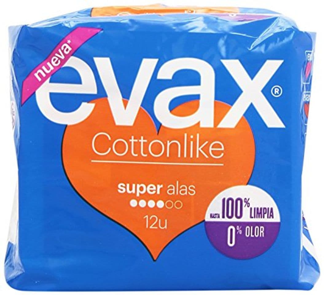 Lugar Evax Cottonlike Super Compresas con Alas