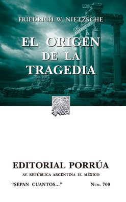 Libro El origen de la tragedia