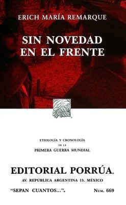 Libro Sin novedad en el frente