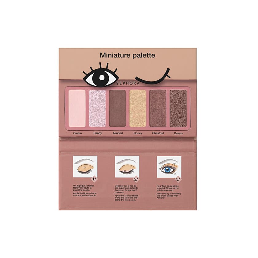 Producto Mini Paleta de sombras sephora 