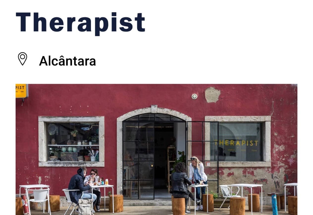 Restaurantes Therapist LxFactory