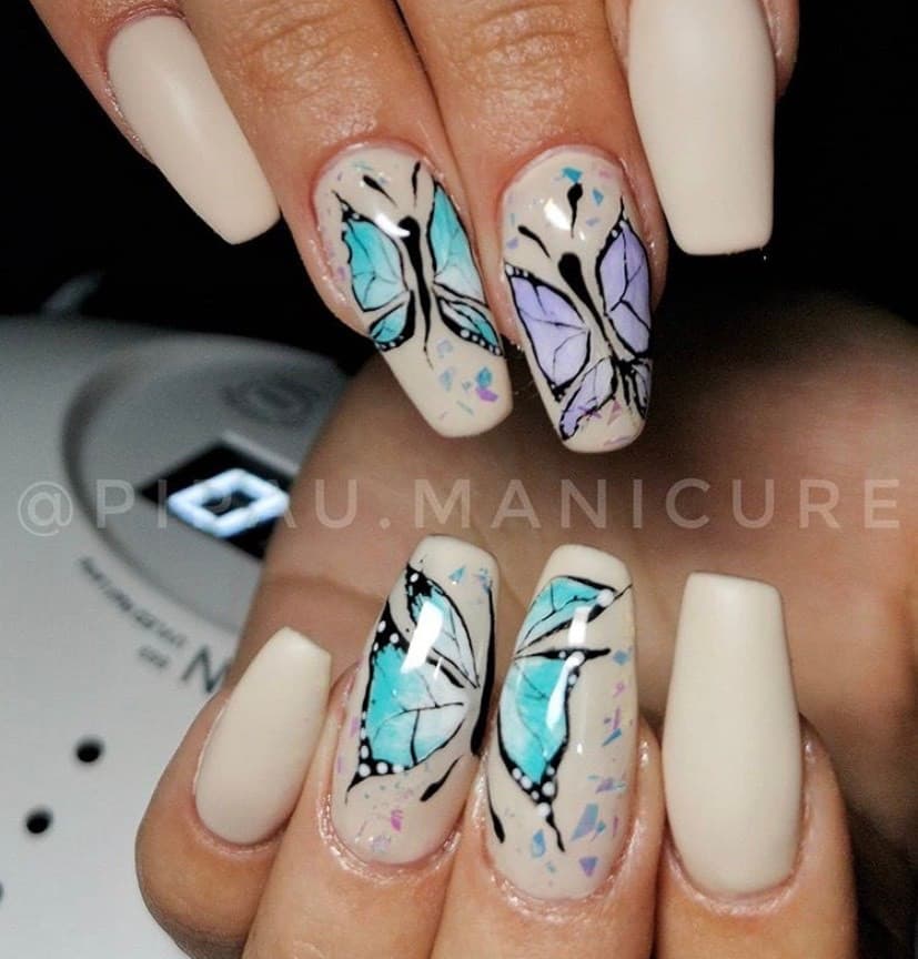 Fashion Uñas de Mariposa🦋