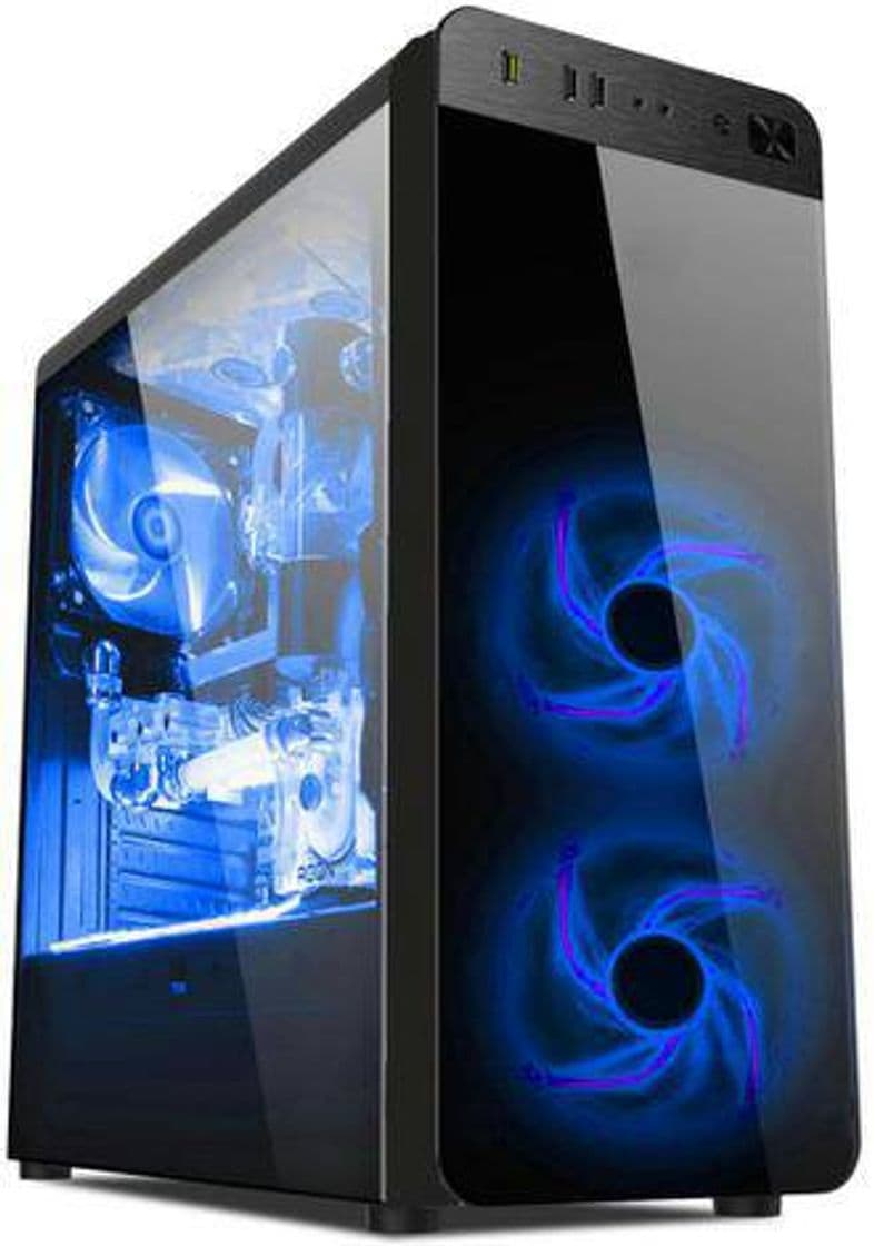 Moda Gabinete gamer vidro xway thunder 01140 usb 3.0

