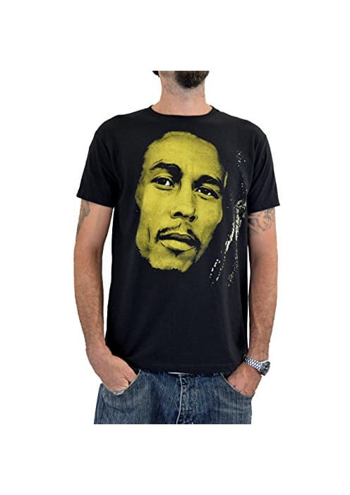 Producto Faces T-Shirt Uomo Bob Marley Impresión del Manual de la Pantalla de