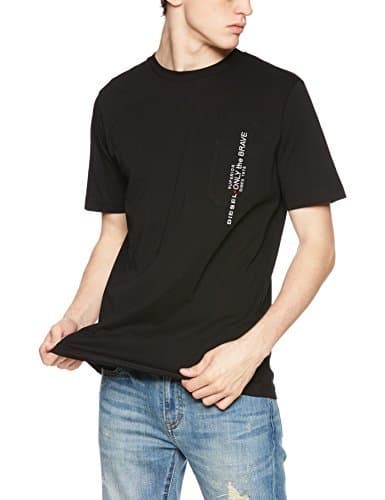 Lugar Diesel T-Just-Pocket T-Shir Camiseta, Negro