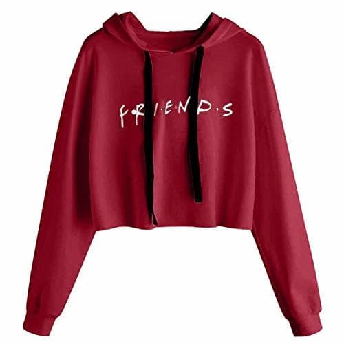 Lugar Sudadera Friends Mujer Serie con Capucha Casual Pullover Hip Hop Danza Camisetas