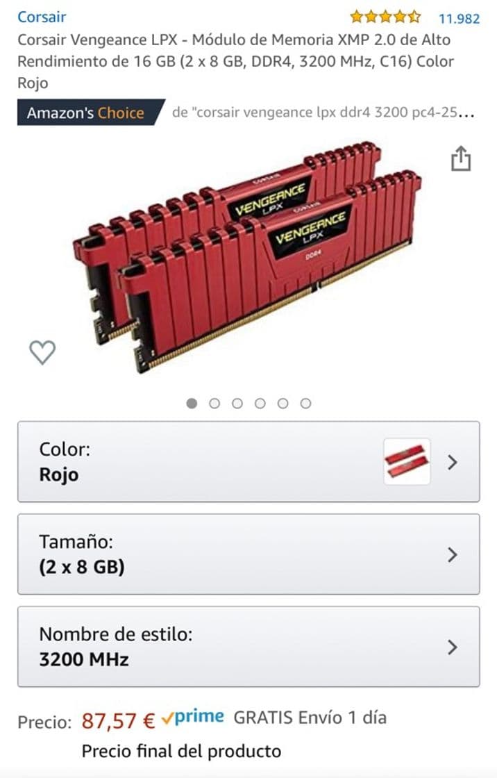 Fashion Ram 16 gb 3200 hz