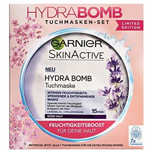 Belleza Garnier Hydra Bomb Toalla Máscaras Set