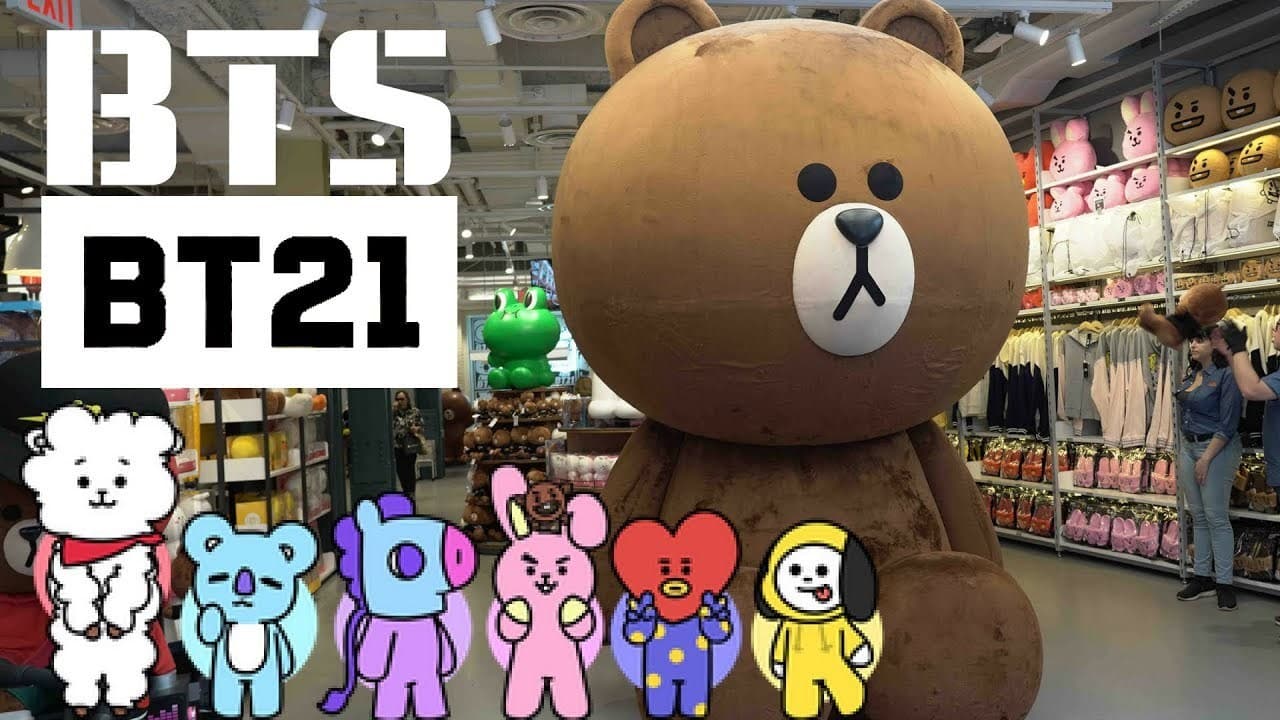 Lugar Line Friends New York Times Square Store