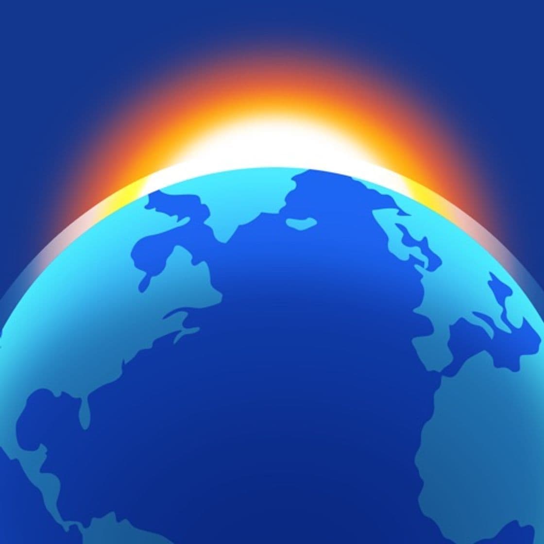 App Living Earth - Clock & Weather