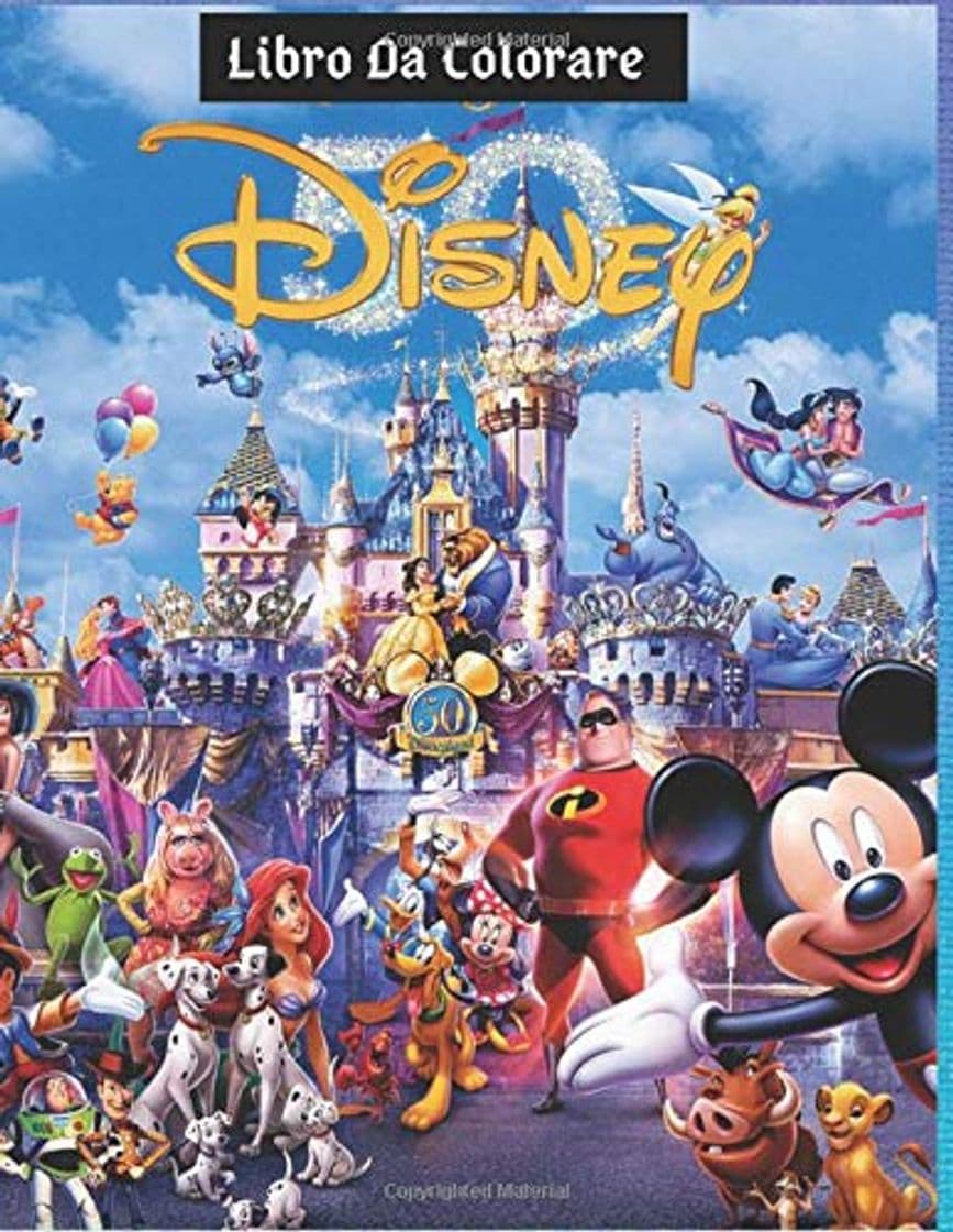 Book Disney Libro Da Colorare: