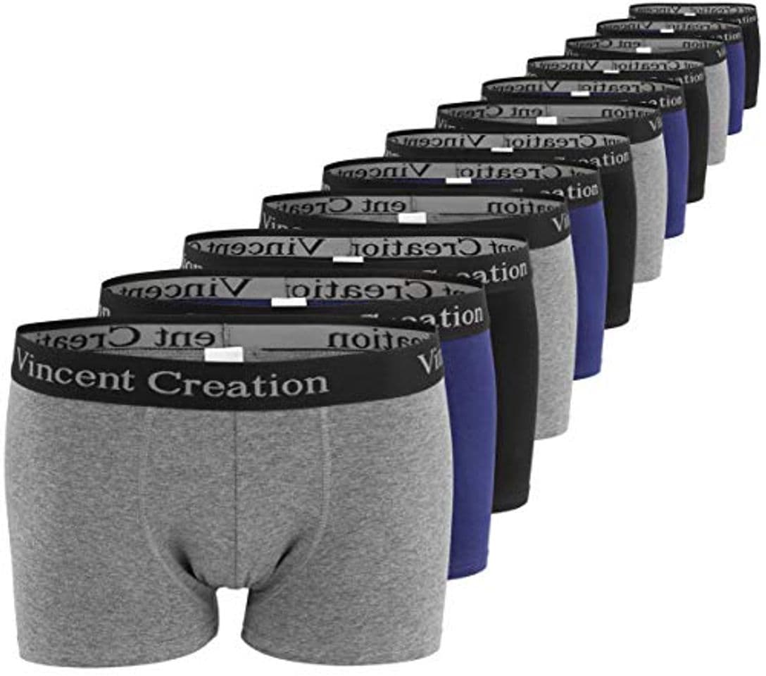 Fashion Vincent Creation® Bóxers Pack de 12 para Hombre