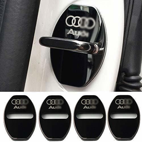 Product YYD 4PCS Cubierta de Bloqueo de Puerta de Acero Inoxidable Audi -