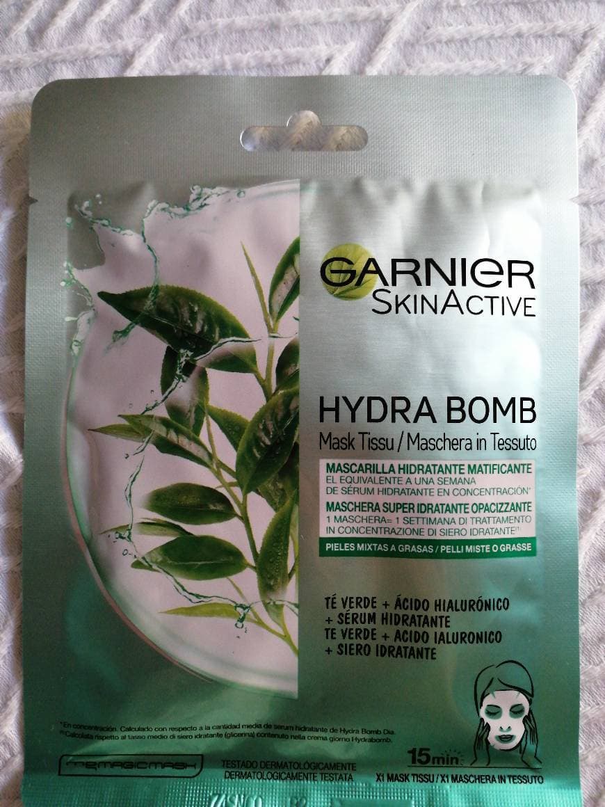 Beauty Garnier HydraBomb Skin Active Mascarilla Matificante