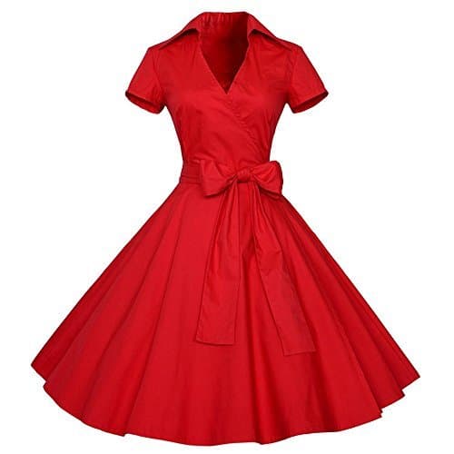 Lugar BaZhaHei Vestidos de Mujer Falda Mujeres Vestido de Fiesta 50S 60S Swing