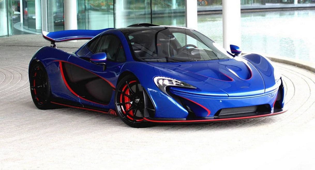 Fashion Customer Adds Red Pinstripes to Blue McLaren P1 Through MSO ...