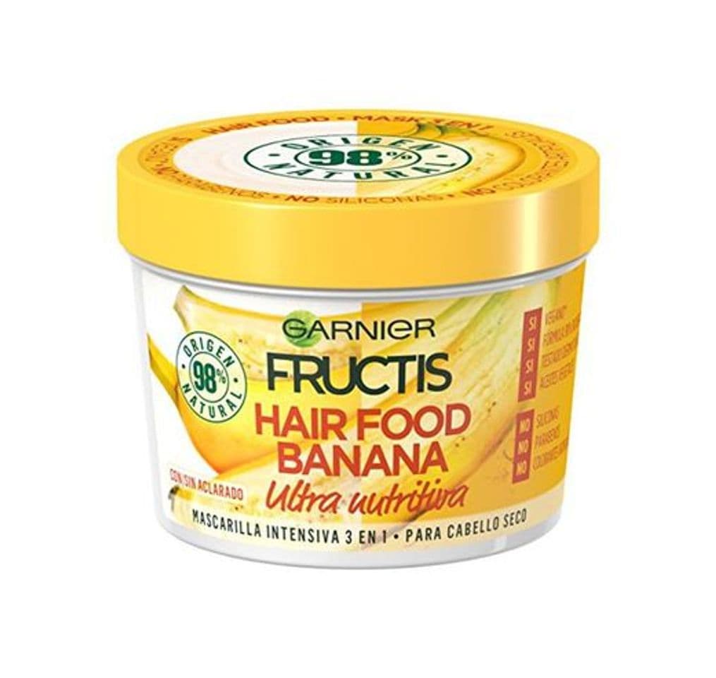 Belleza Garnier Fructis Hair Food Banana Mascarilla 3 en 1