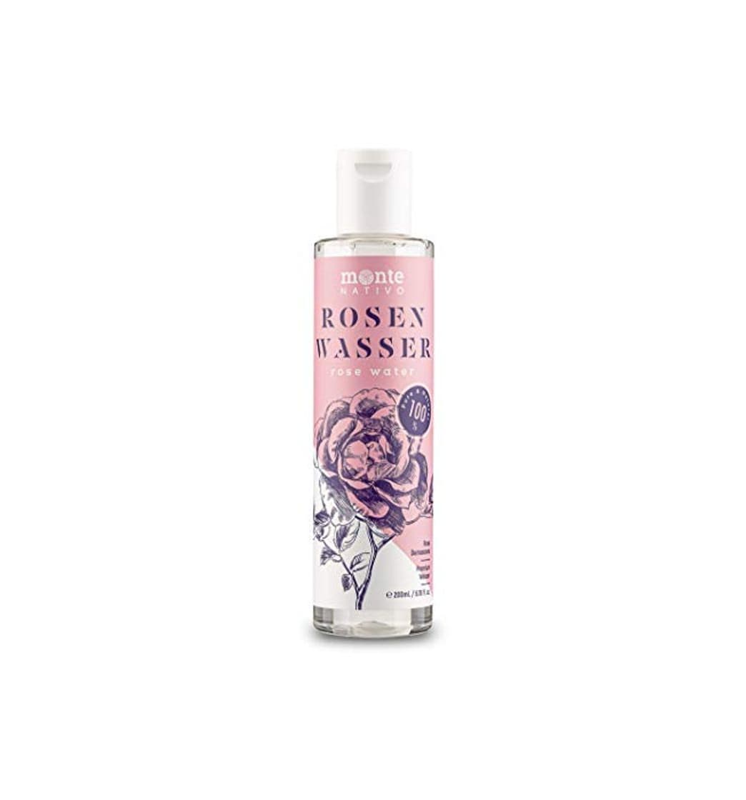 Producto MonteNativo Agua de Rosas Natural 200 ml – Hidrolato de Rosas 100%