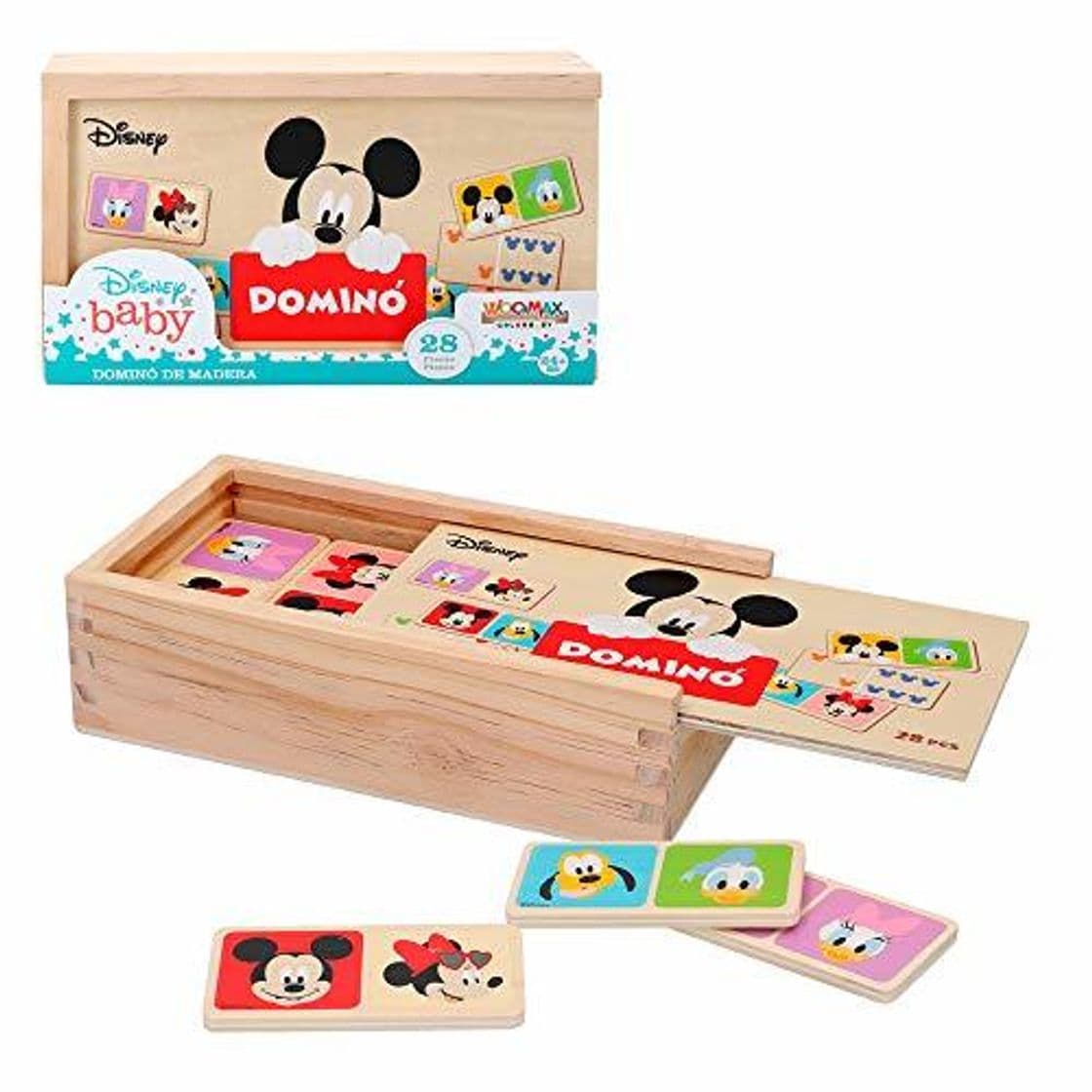 Product Disney - Domino de madera Mickey y Minnie