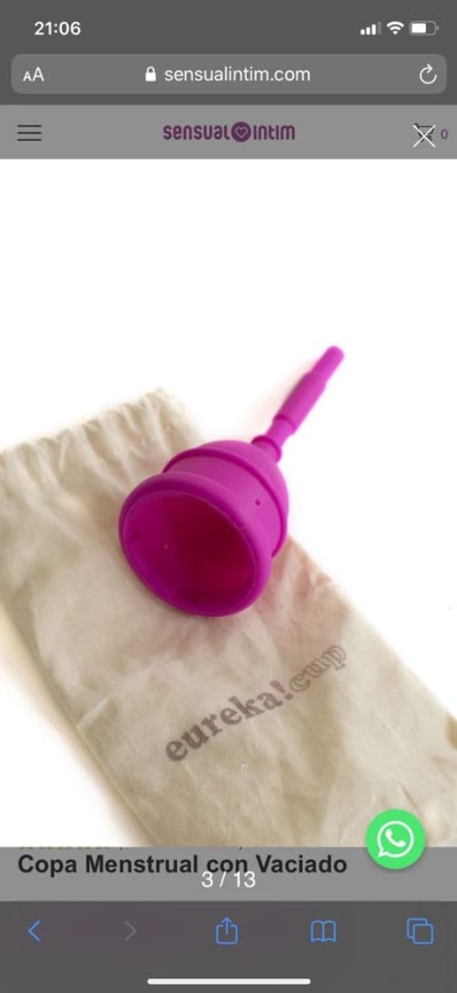 Product Copa Menstrual Eureka! Cup